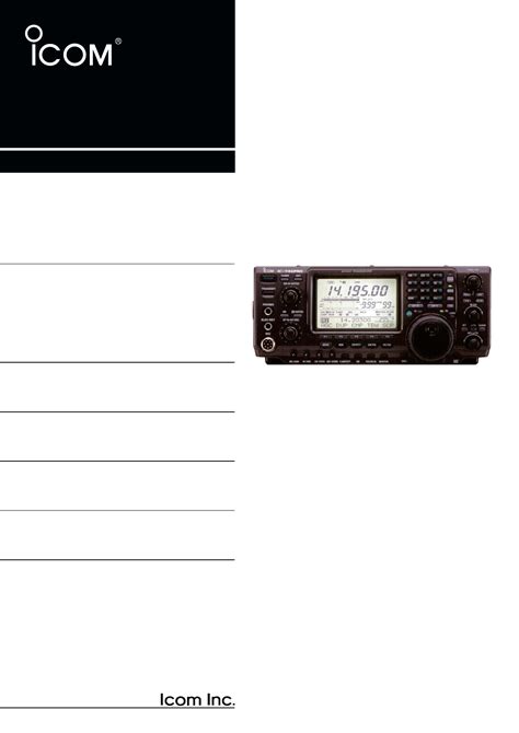 icom ic 746pro djvu user guide Epub