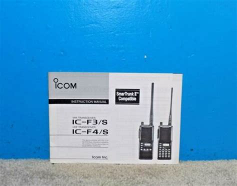 icom ic f3 f4 s user guide Reader