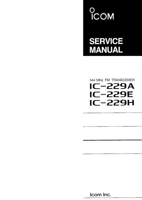 icom ic229 djvu user guide Doc