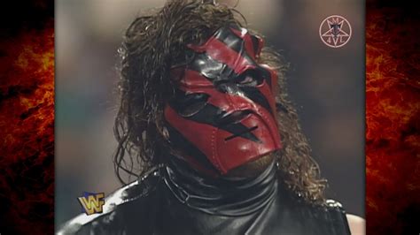 iconic black and white mask of Kane