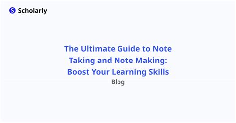 ics study skills guide to note making PDF