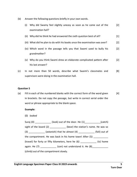 icse 9th question papers Reader