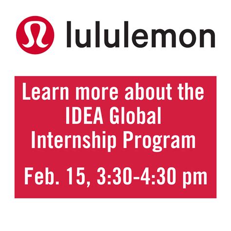 idea internship lululemon