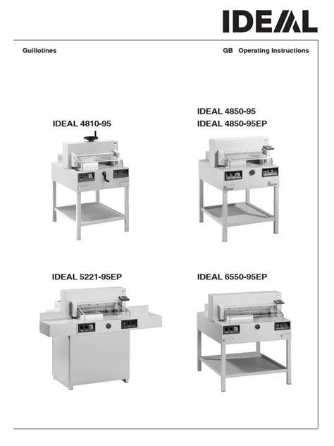 ideal 5210 95 manual PDF
