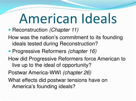 ideals america analyses contemporary american Epub