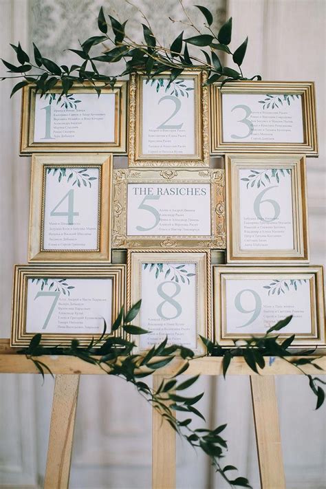 Ideas For Seating Chart At Wedding