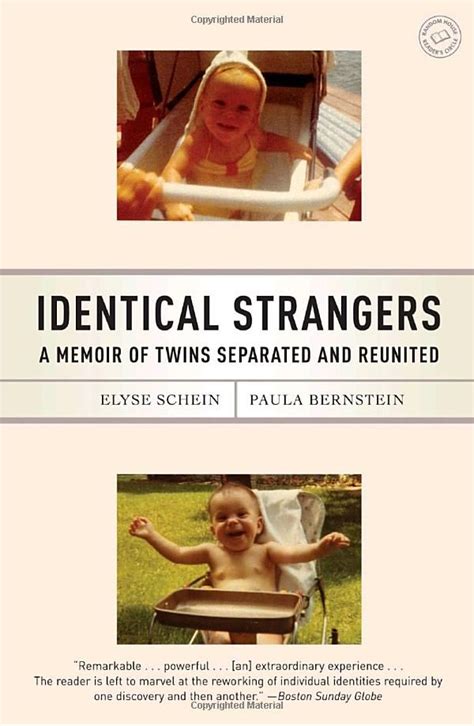 identical strangers a memoir of twins separated and reunited Epub