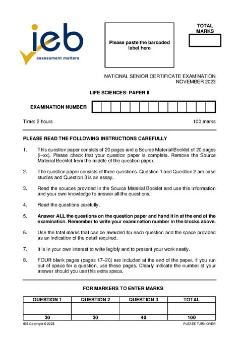 ieb grade 12 past exam papers Kindle Editon