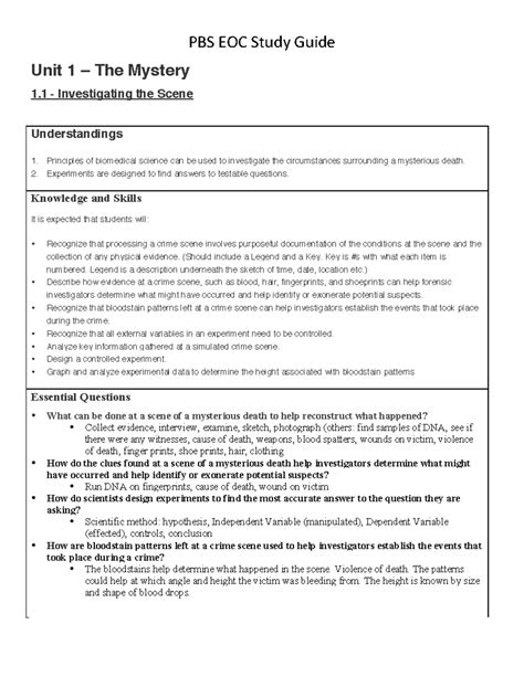 ied eoc study guide unit 1 answers Reader