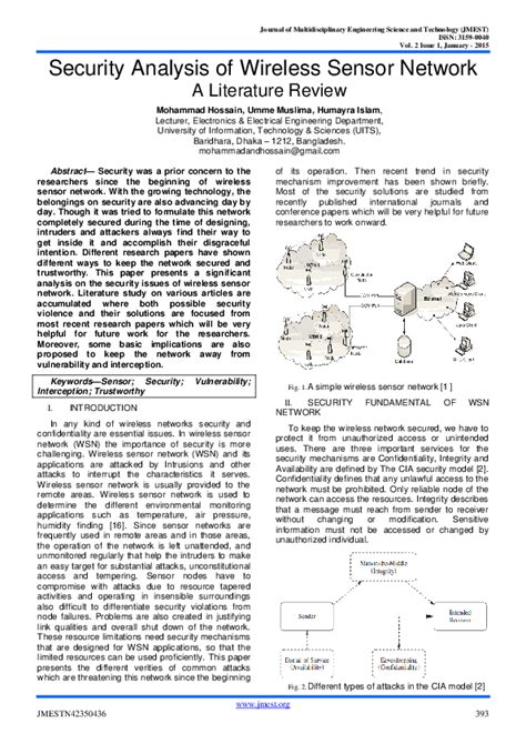 ieee papers on wireless network of security Doc