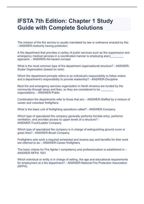 ifsta book study guide Epub
