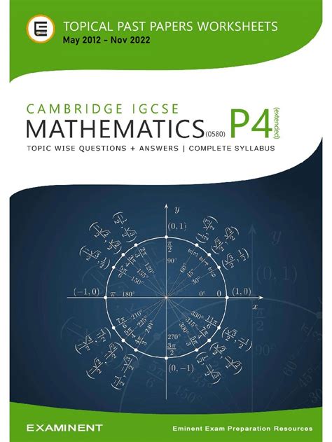 igcse 0580 papers mathematics paper 2 Doc