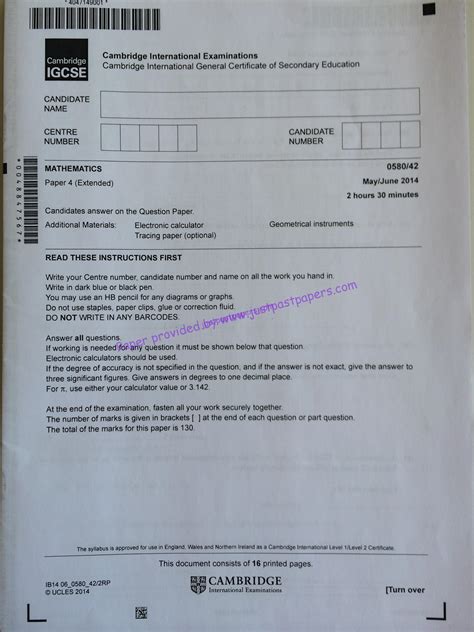 igcse 2014 papers leaked Epub