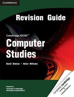 igcse computer studies revision guide Epub