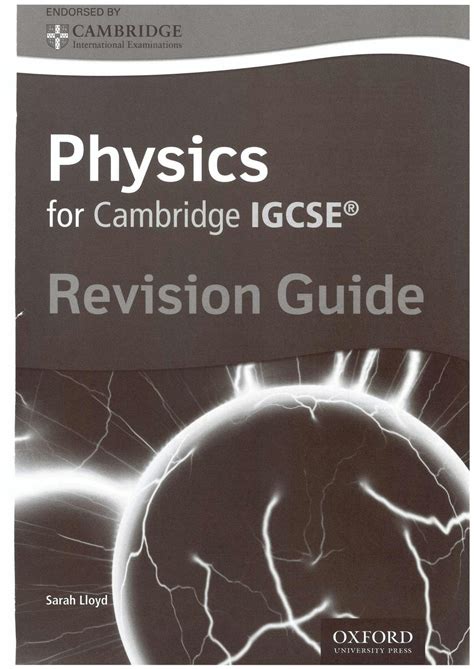 igcse physics revision guide answers Epub