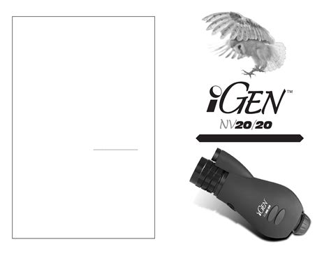 igen nv20 20 night vision viewer user guide PDF