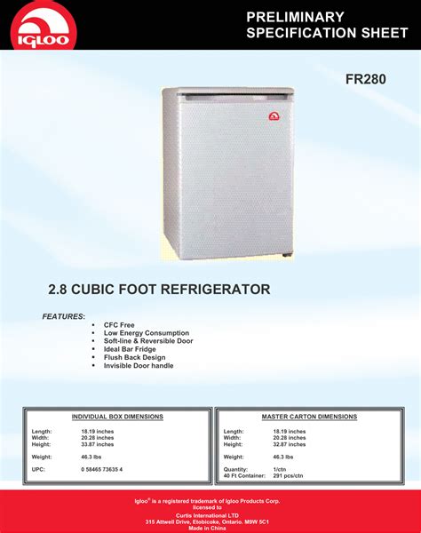 igloo fr280 user guide Epub