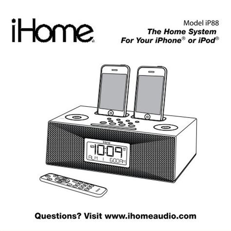 ihome model ih11b manual Reader