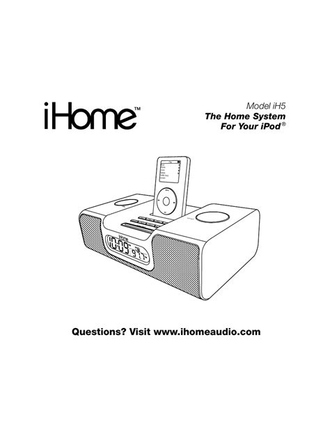 ihome model ih5 manual Kindle Editon