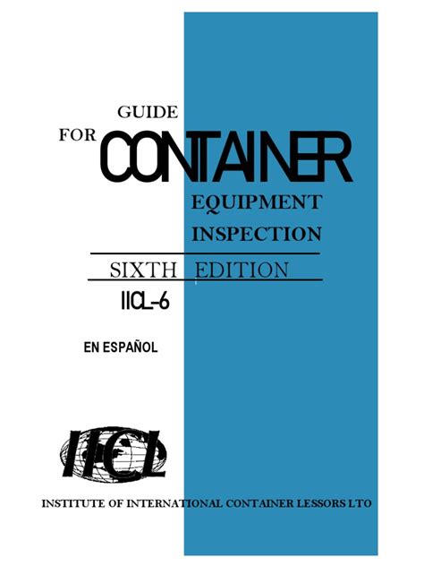 iicl guide for container equipment inspection pdf Reader