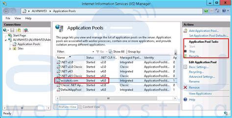 iis7 application pool stops automatically Epub