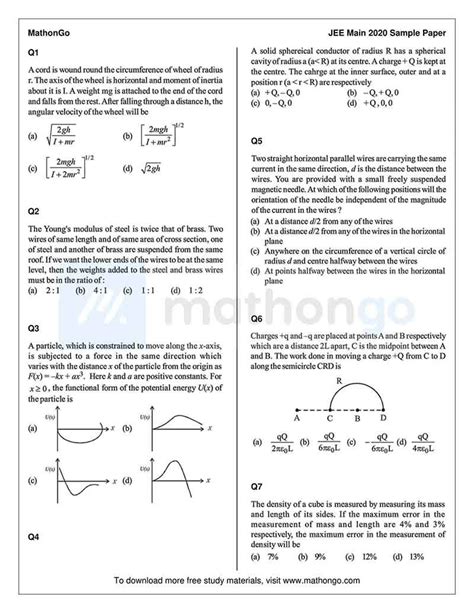 iit jee mock test papers Epub