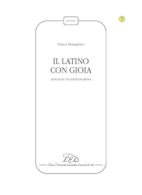 il latino con gioia led edizioni universitarie di lettere Kindle Editon