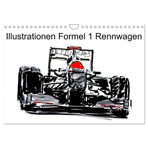 illustrationen formel rennwagen wandkalender 2016 Reader