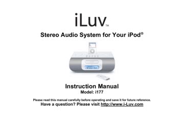 iluv i177 user guide Doc