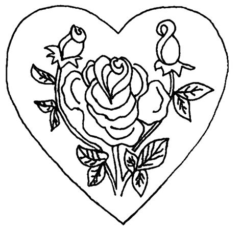 imagens de flores corações e desenhos animados para desenha Reader