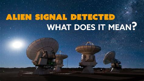imagine alien signals are detected Doc