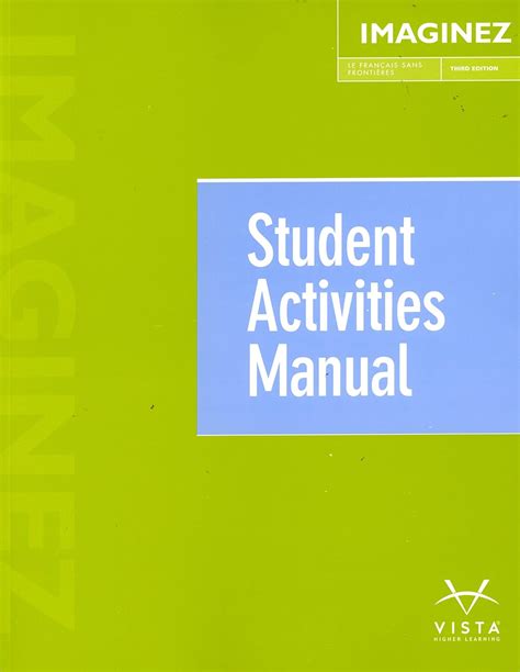 imaginez student activities manual Kindle Editon