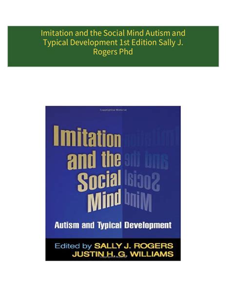 imitation and the social mind autism and typical development Doc