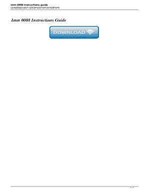 imm 0008 instructions guide Doc
