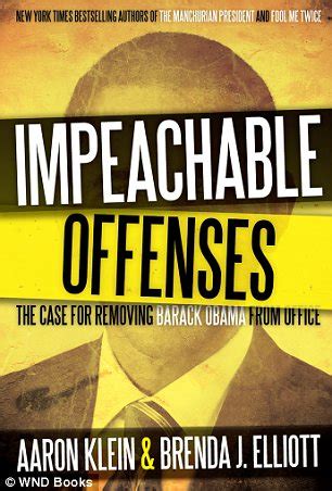impeachable offenses the case for removing barack obama from office Reader