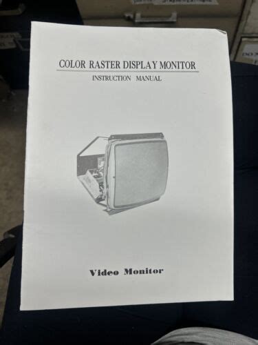 imperial color raster display monitor service user guide PDF