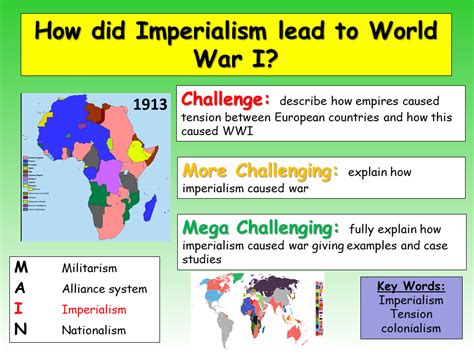 imperialism and world war 1 from 1898 1918 notes