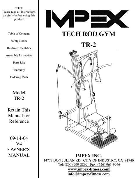 impex tr 2 user guide Reader