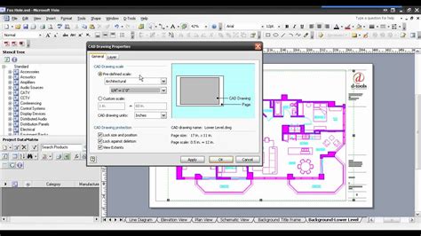 import autocad into visio Reader
