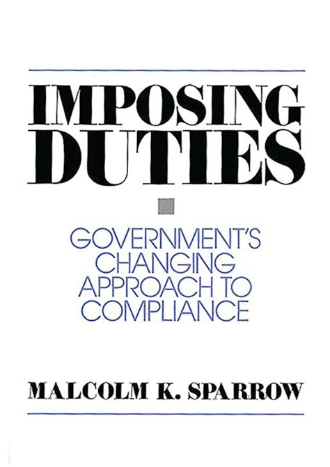 imposing duties governments changing approach to compliance Reader