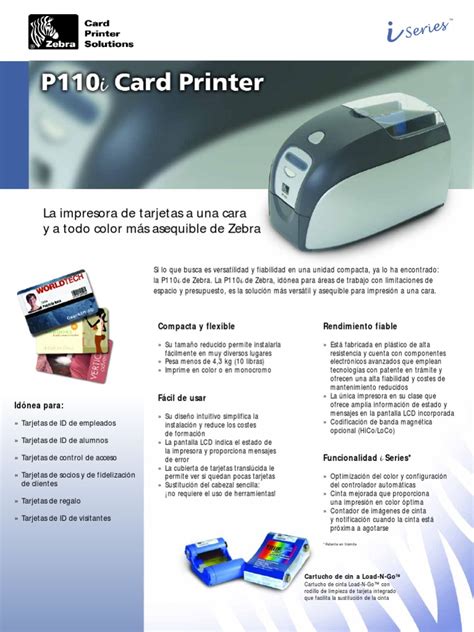 impresora zebra p110i manual Doc