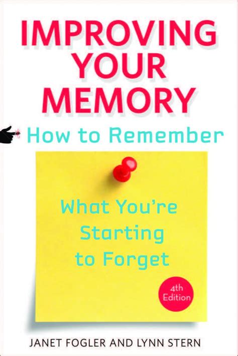 improving your memory how to remember what youre starting to forget Kindle Editon