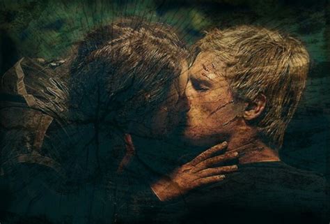 in 24 hours in nowhere when did katniss kiss peeta