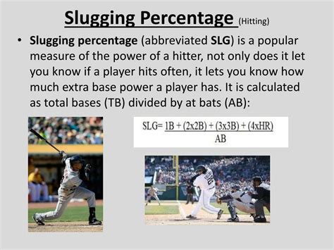 in baseball what is slugging percentage