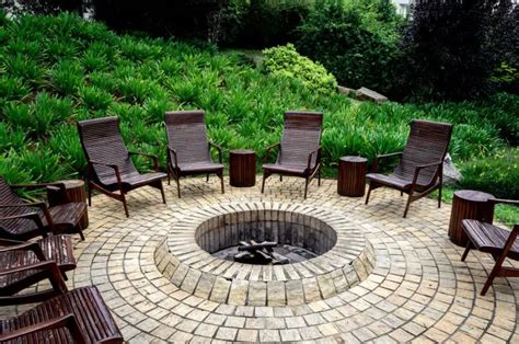 in ground fire pit ideas