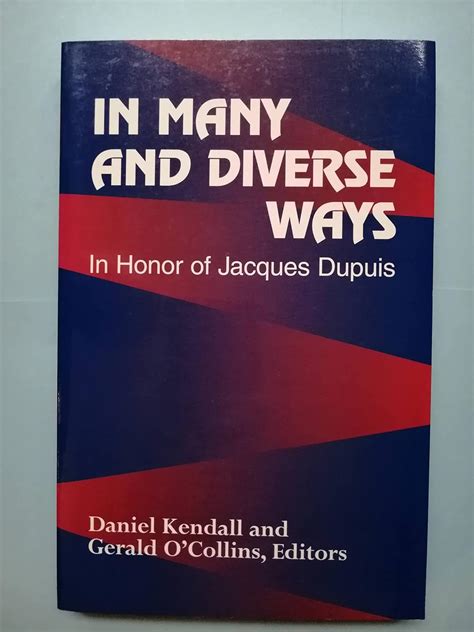 in many and diverse ways in honor of jacques dupuis PDF