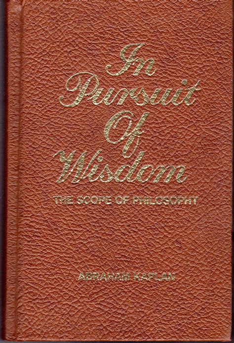 in pursuit of wisdom the scope of philosophy PDF