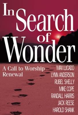 in search of wonder a call to worship renewal Epub