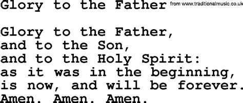 in the glory of the father in the glory of the father Reader