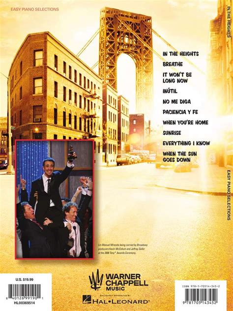 in the heights piano or vocal selections songbook PDF